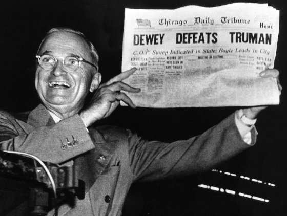 Maybe Dewey DID Defeat Truman